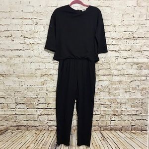 Womens 3/4 Sleeve Jumpsuit